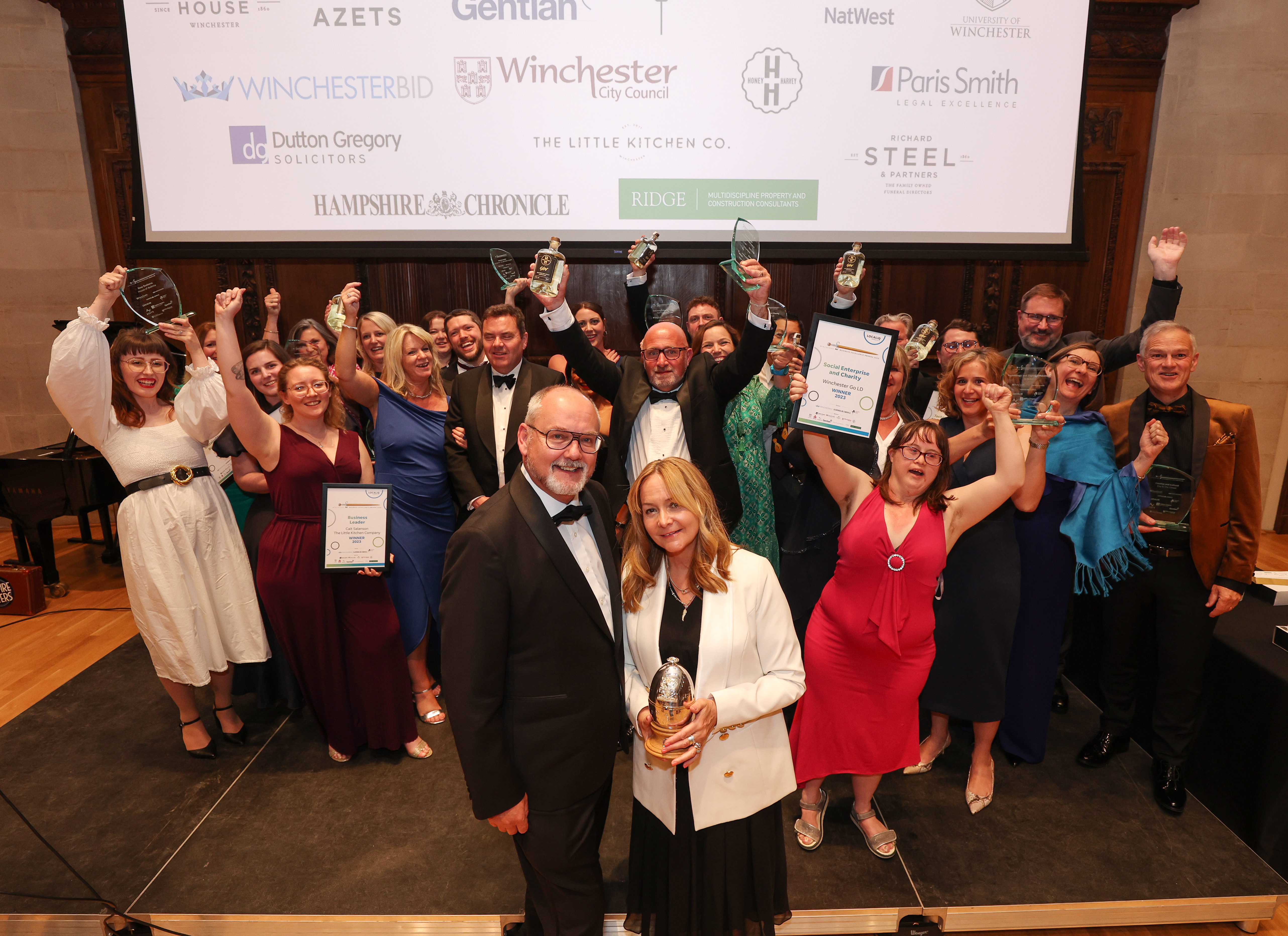 Winchester Business Excellence Awards 2023. Group photo of all the ...